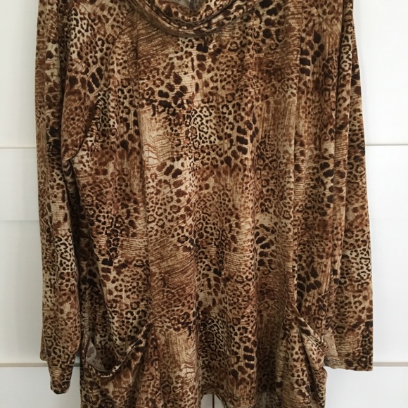 Tunic top leopard print - Picture 1 of 5